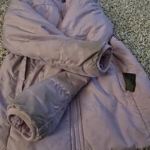 The North Face Kids Light Purple Puffer Jacket